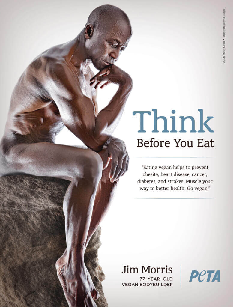 Jim Morris Think Before You Eat © 2013 Martin Kunert • iStockphoto.com/malerapaso