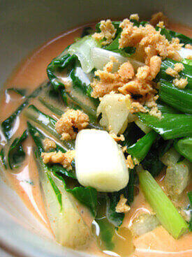 Bok Choy With Lime Dressing