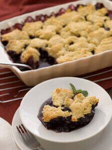 VegCooking  Blueberry Cobbler