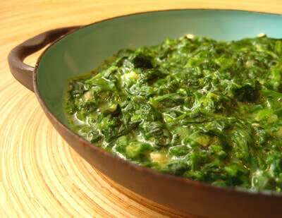Savory Side: Creamed Spinach