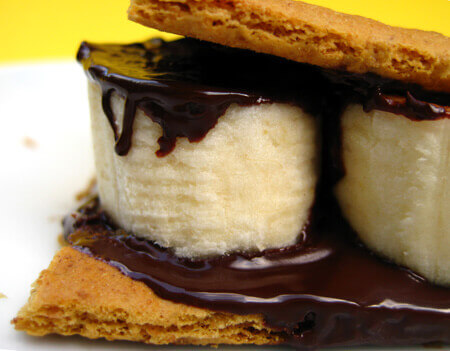 Easy Banana S’mores