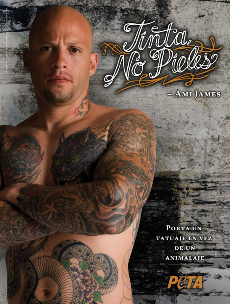 Ami James PETA Latino PSA