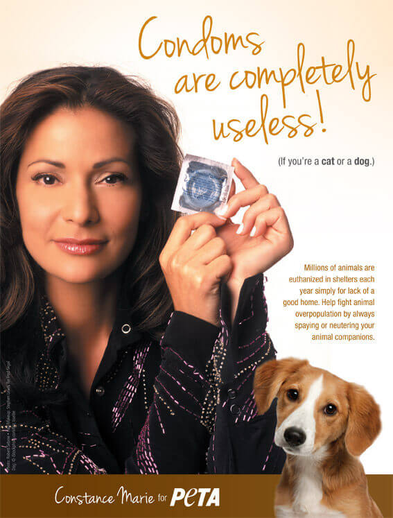 CONSTANCE MARIE: CONDOMS ARE COMPLETELY USELESS! PSA PETA