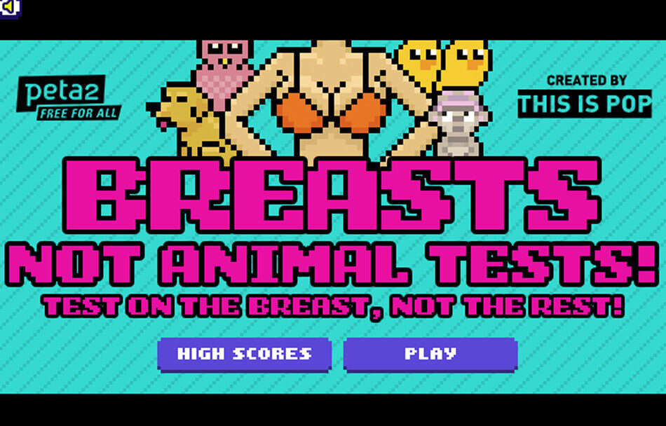 breasts not animal tests game peta2