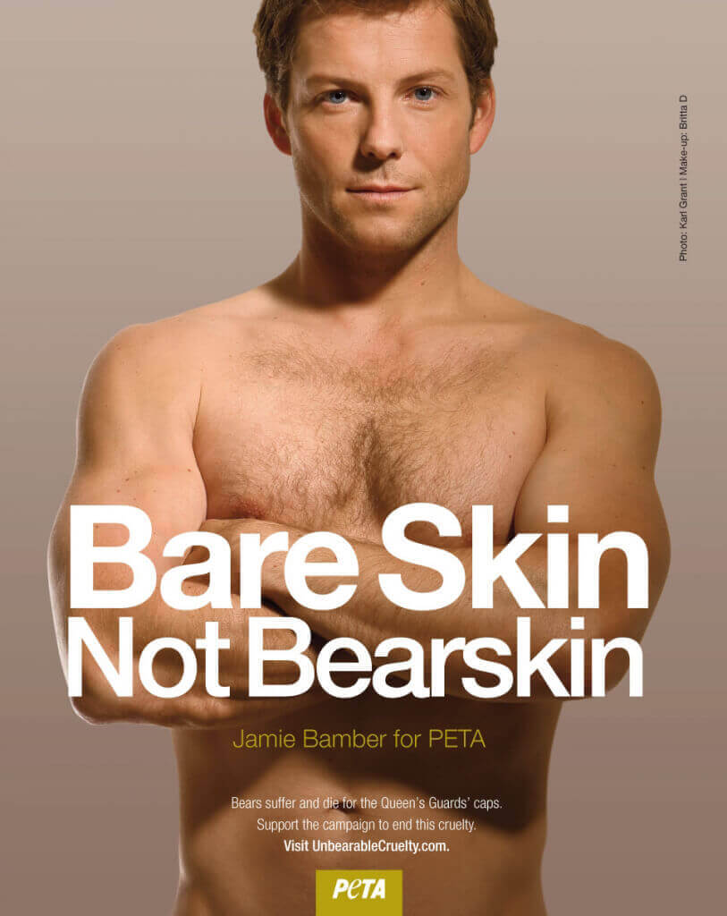 JAMIE BAMBER: BARE SKIN, NOT BEARSKIN PSA