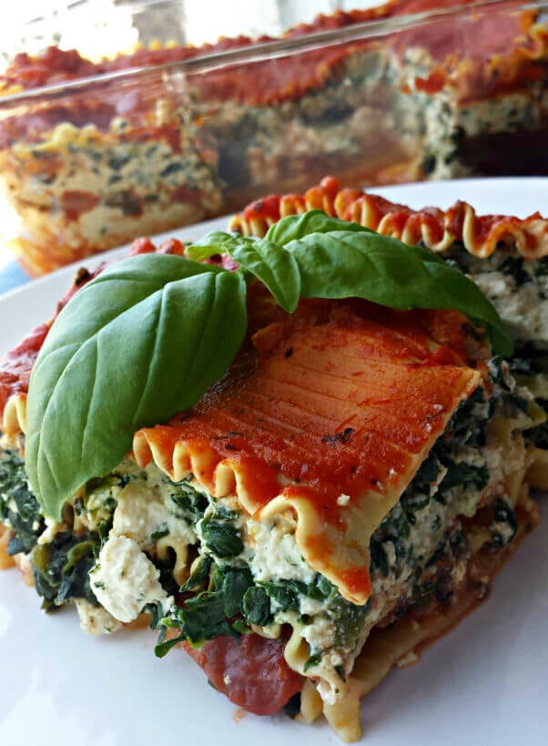 Spinach Tofu Lasagna