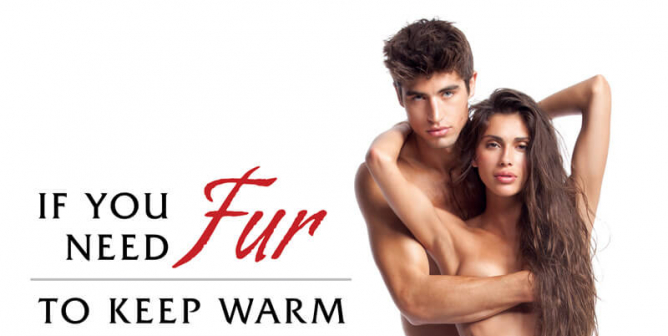 'IF I CAN DREAM': IF YOU NEED FUR TO KEEP WARM, YOU'VE GOT PROBLEMS PSA