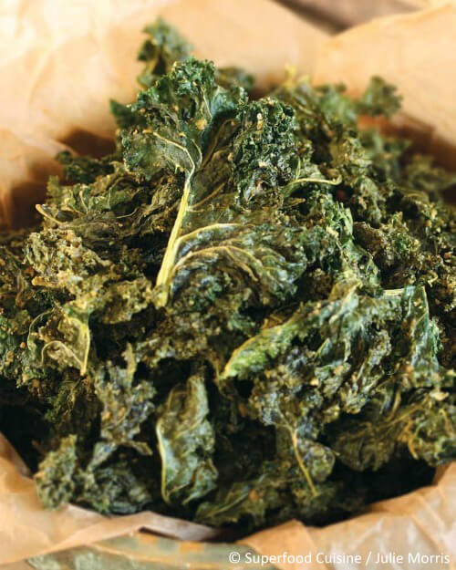 ‘Superfood Cuisine’: Cheesy Kale Crisps