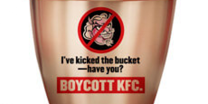 I’ve Kicked the Bucket—Have You? Boycott KFC (Urn)