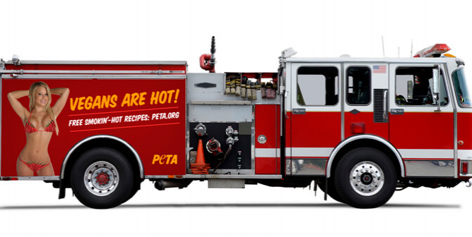 Vegans Are Hot! (Fire Truck)