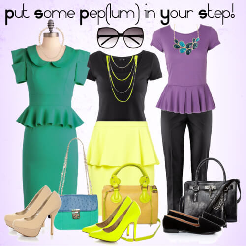 Fashion Friday: Put Some Pep(lum) in Your Step!