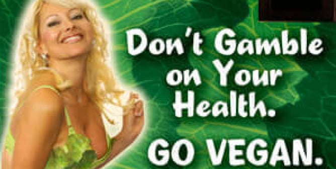 Don’t Gamble on Your Health. Go Vegan. (Slot Machine)