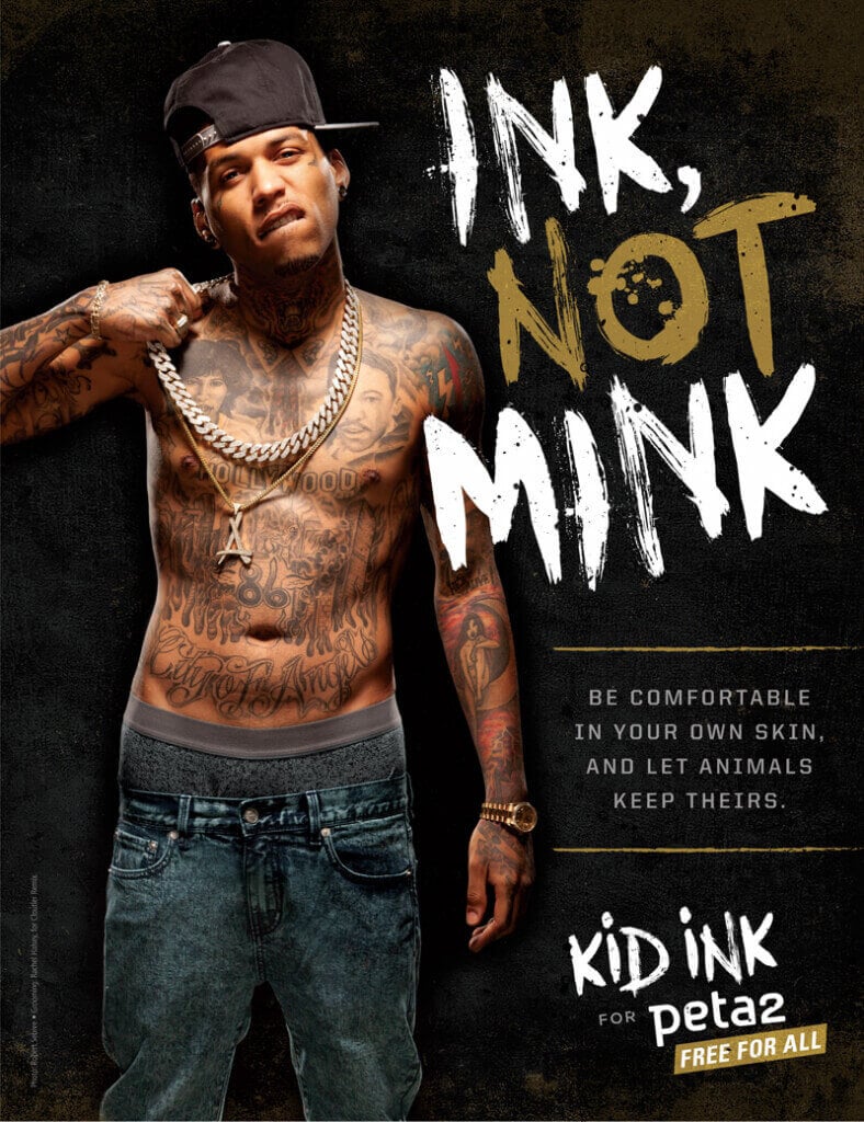 Kid Ink peta2 PSA