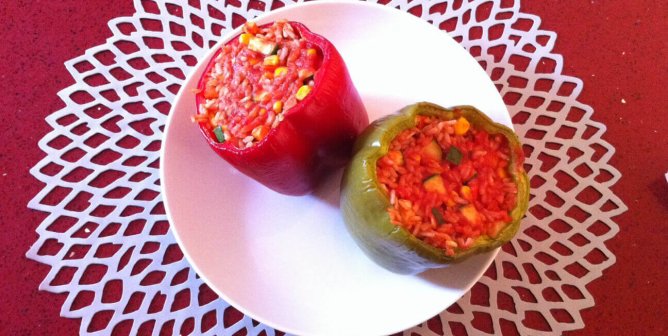 Simple Stuffed Bell Peppers