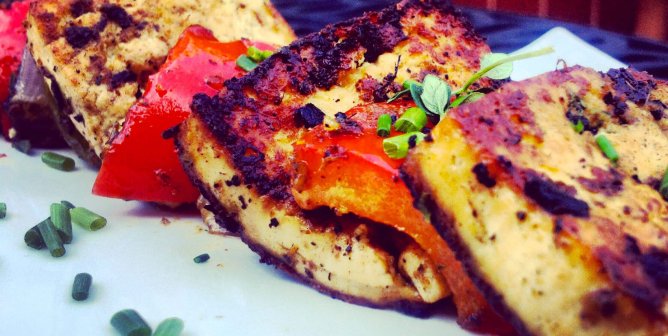 Jerk-Spiced Tofu Kebobs