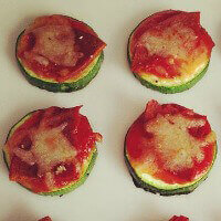 Mini Zucchini Pizzas