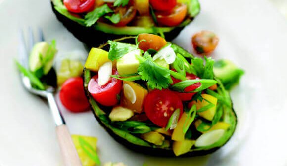 Martha Stewart Recipe: Avocado Salad With Bell Pepper and Tomato