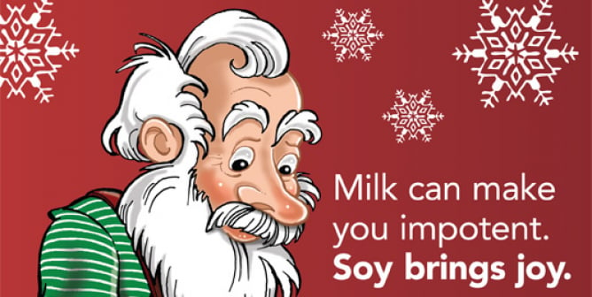 Another Reason to Leave Soy Milk for Santa