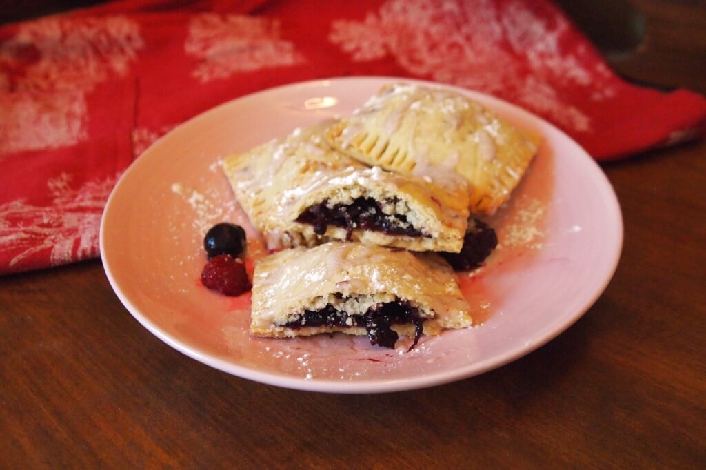 Vegan Stuffed Berry Pastries