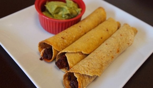 Baked Vegan Taquitos