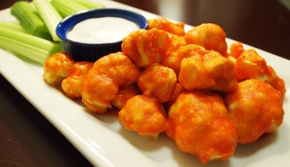 summer vegan bbq recipes - buffalo cauliflower