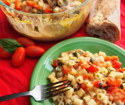 Vegan Caprese Mac and Cheese (Video)