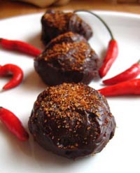 Chocolate-Chili Truffles
