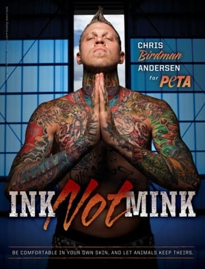 NBA Star Chris Andersen Chooses 'Ink, Not Mink' | PETA NBA Star Chris Andersen Chooses 'Ink, Not Mink' | PETA