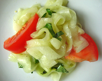 Cucumber-Tomato-Basil Salad