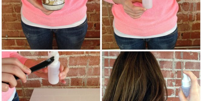 DIY Hair Conditioning Spray (Video)