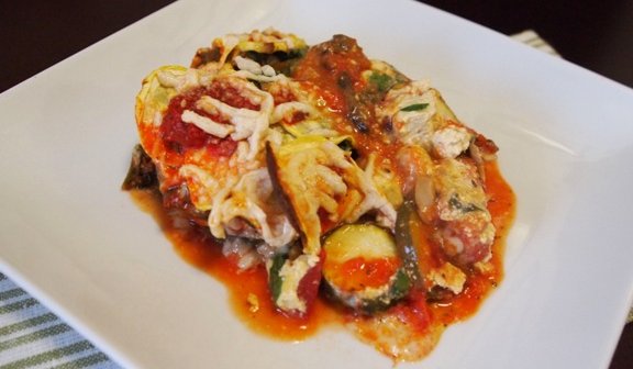 Noodleless Vegetable Lasagna (Vegan and Gluten-Free)