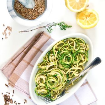 Raw Pesto Pasta