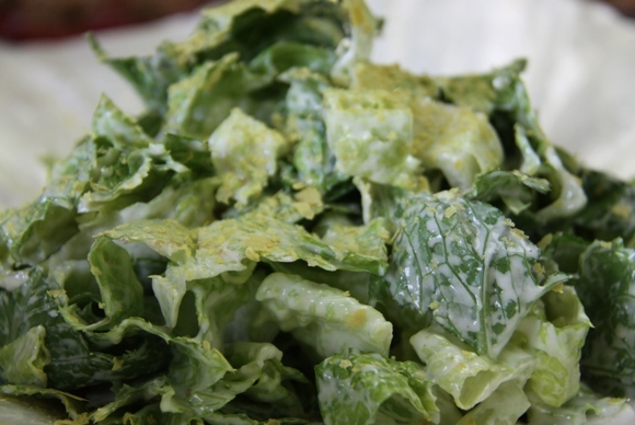 Raw Vegan Caesar Salad