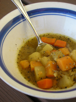 Gonna Kick It Root Down, With a Veggie Stew