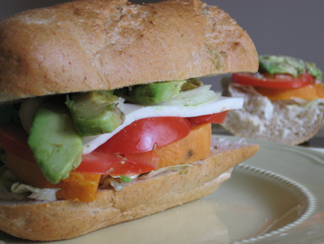 Sweet Potato and Avocado Sandwich