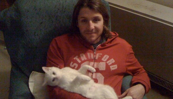 Olympian Tony Azevedo Adopts Abandoned Kitten