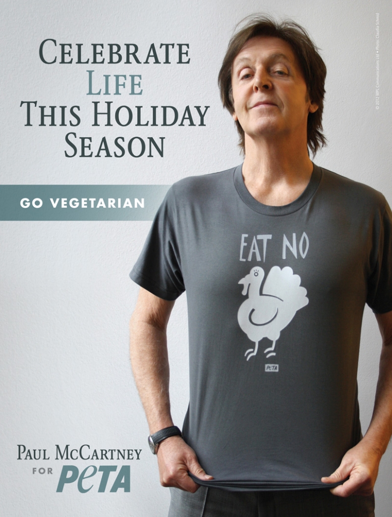 Paul McCartney Holiday Season Turkey PSA