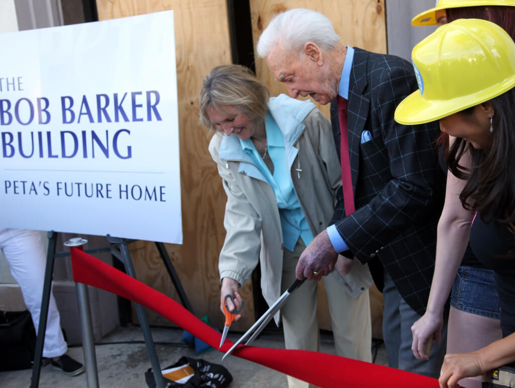 Bob Barker Ribbon Cutting 2