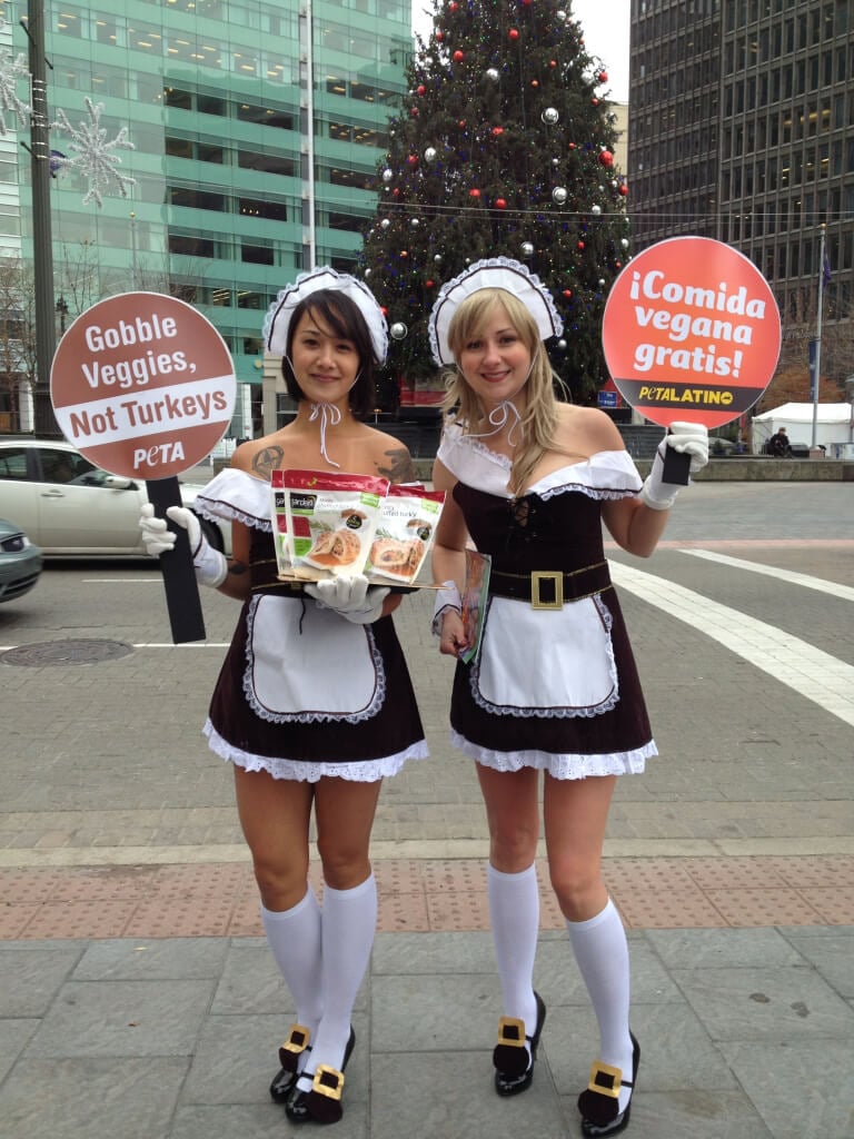 Sexy Pilgrims with Free Tofurky