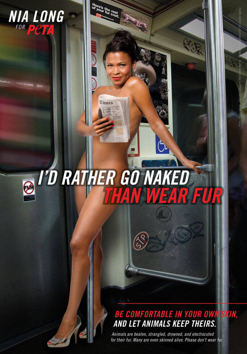 Nia Long's 'Naked' Interview | PETA