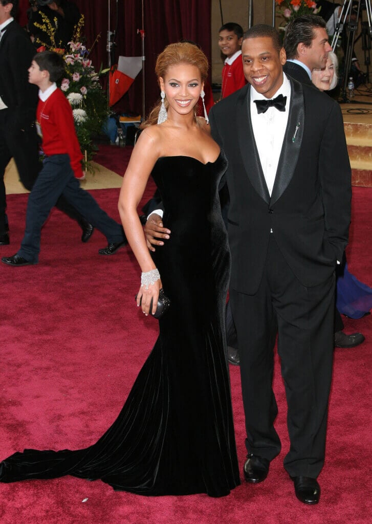 Beyonce Knowles and Jay Z on Red Carpet