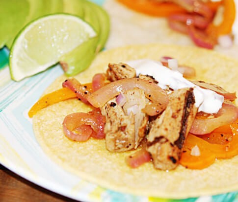 Vegan Fajitas with Beyond Meat Chicken