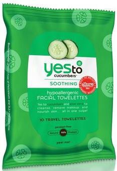 Yes to cucumbers face wipes