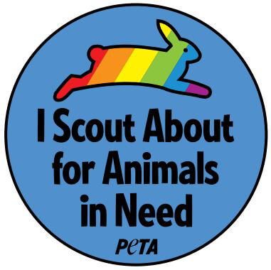 PETA Boy Scouts Badge