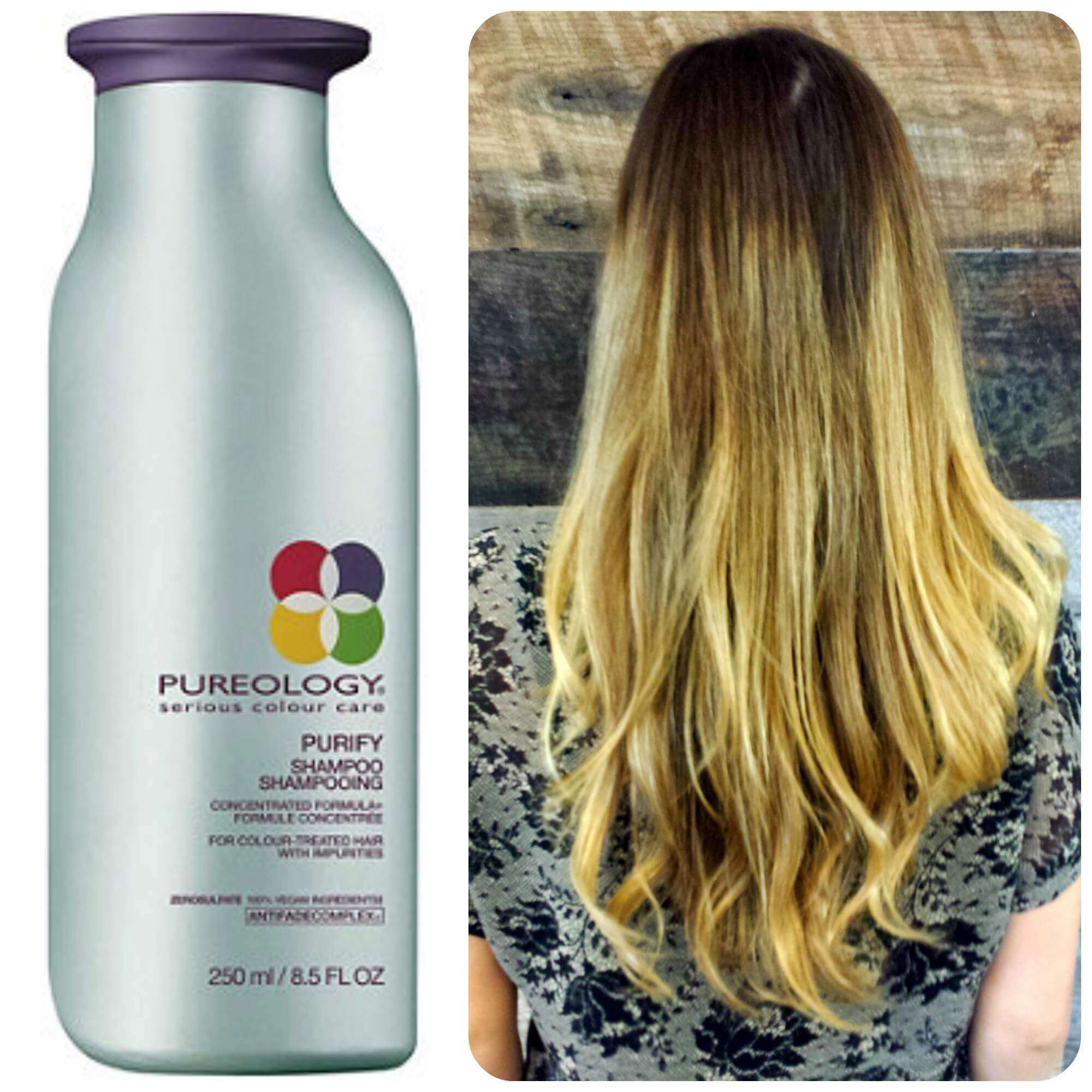 Color treated hair Pureology