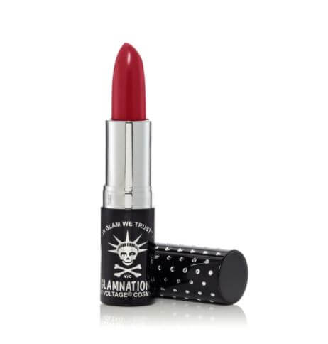 manic panic vegan red lipstick