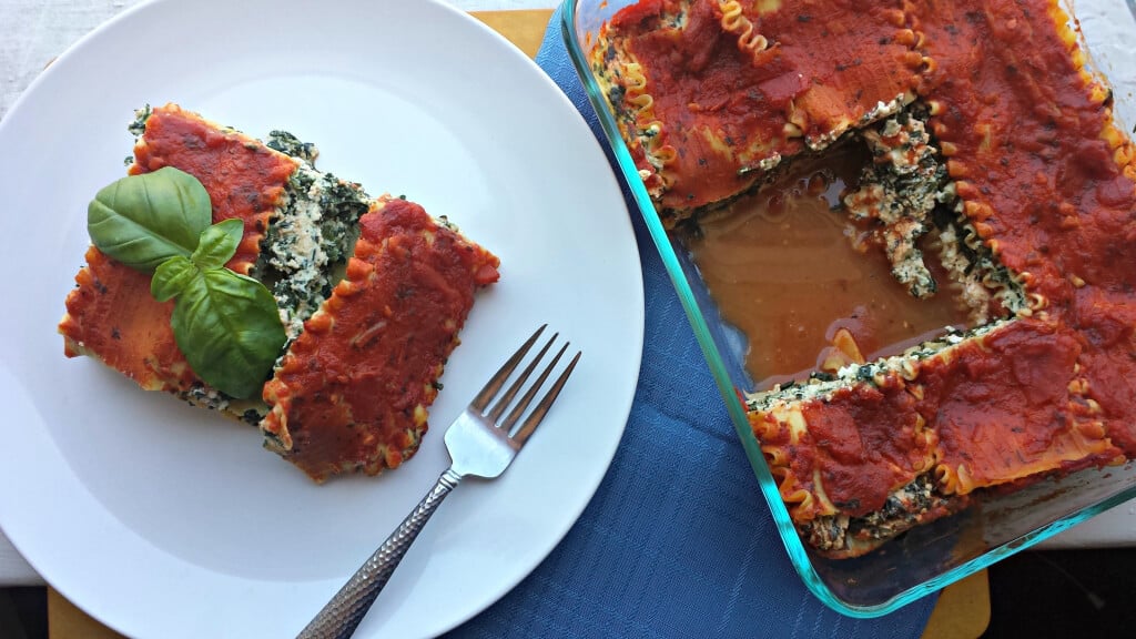 Spinach Tofu Lasagna