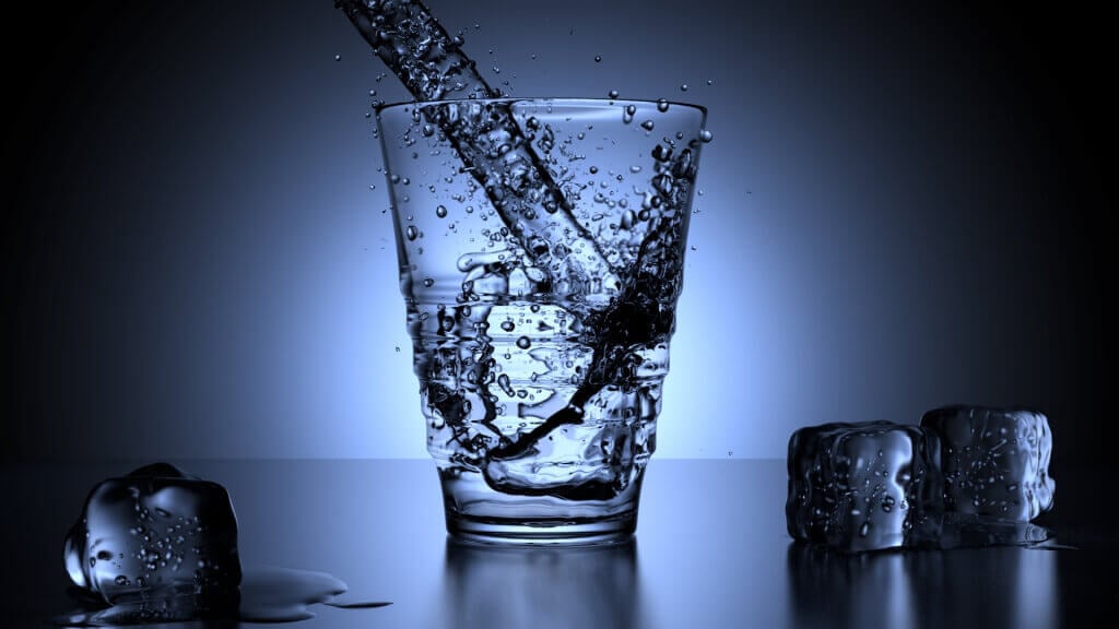 Glass of Water With Ice