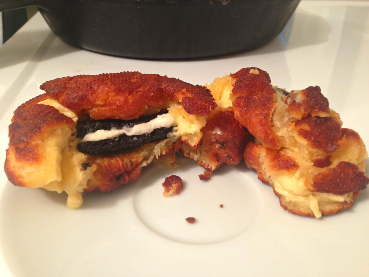 Deep-Fried Sandwich Cookies