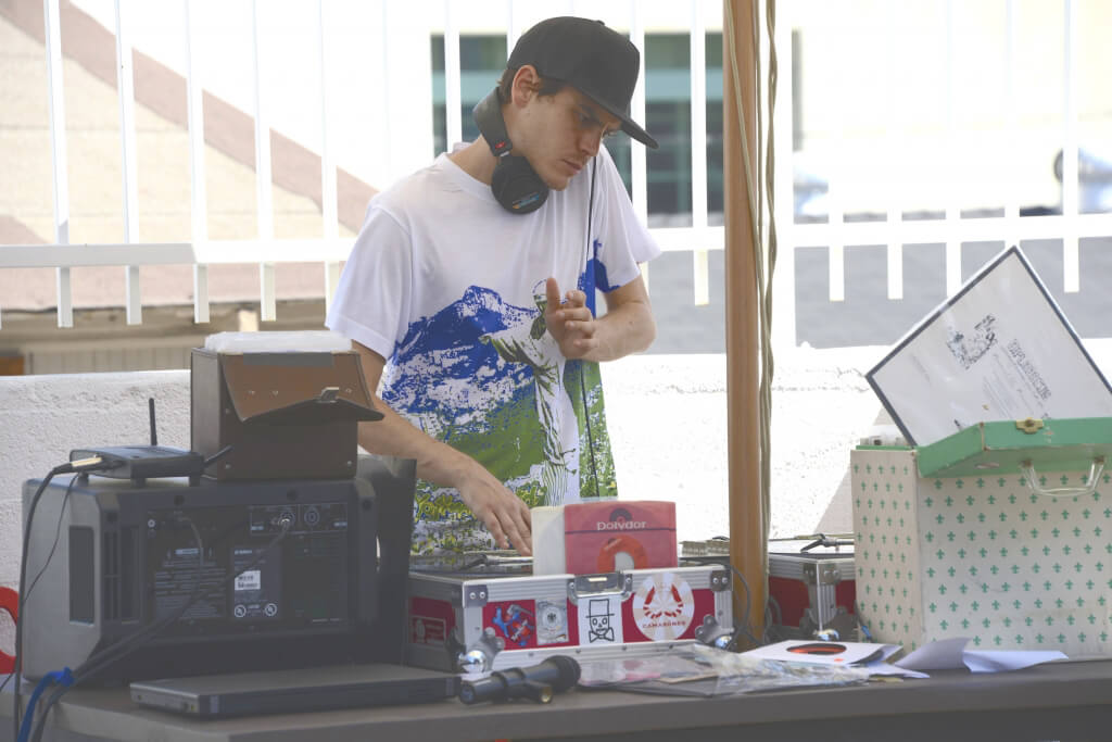 DJ at PETA's First-Ever Vegan Fashion Shop-Up in Los Angeles 